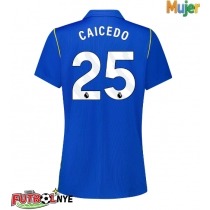 Camiseta Chelsea Moises Caicedo #25 Primera Equipación para mujer 2026-27 manga corta